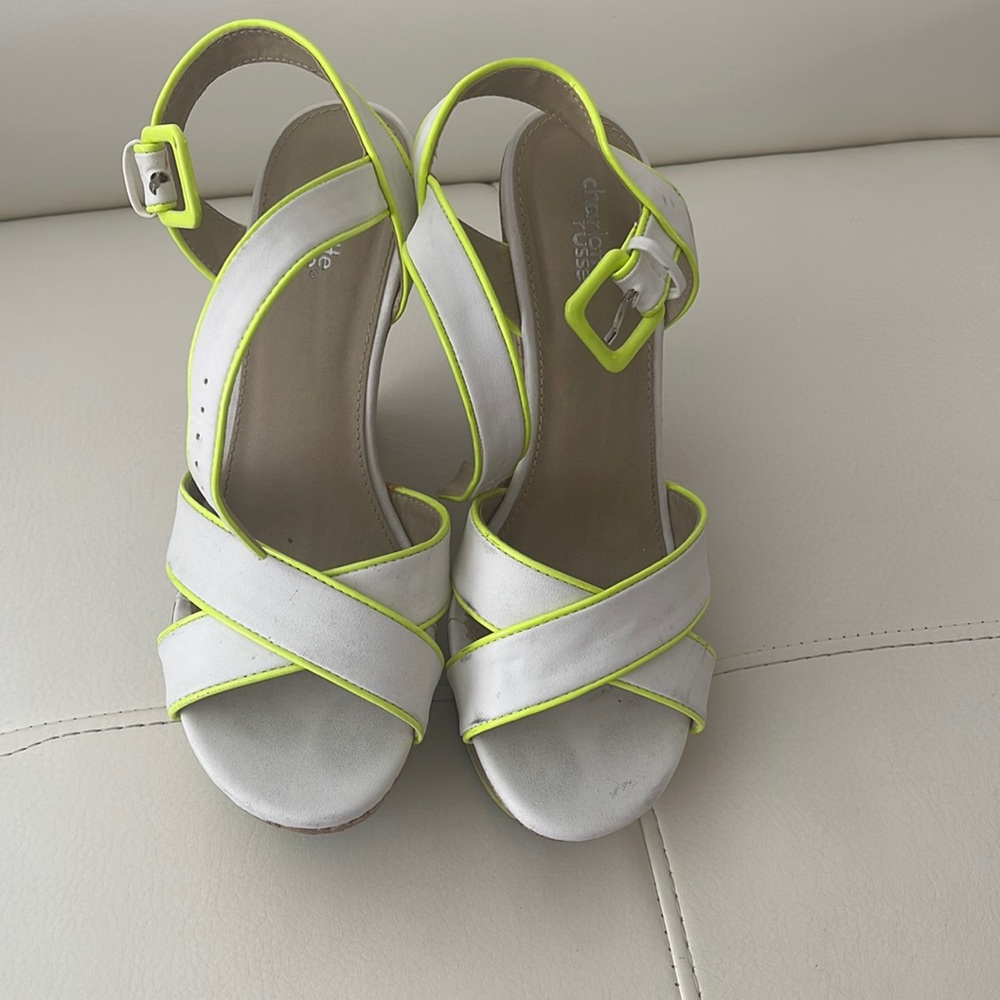Charlotte Russe wedges worn once
